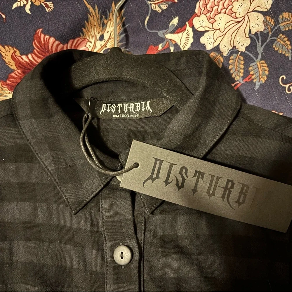 Disturbia Hattie Shirt Sleeve Tie
Waist Shirt Dress NWT - Picture 7 of 14